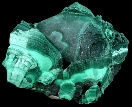 Malachite from Lavender Pit, Bisbee, Cochise County, Arizona