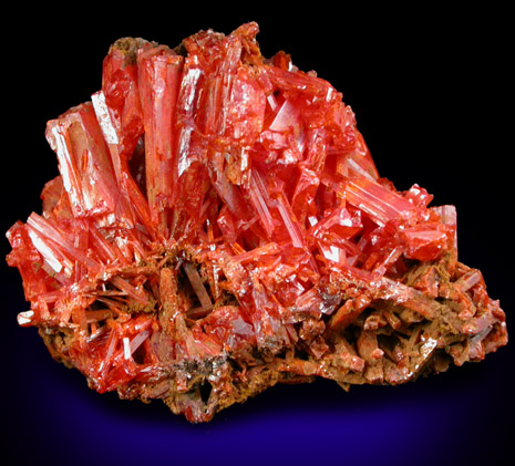 Crocoite from Dundas, Tasmania, Australia