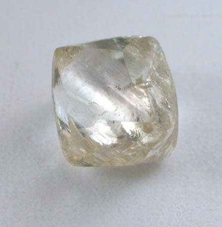 Diamond (1.37 carat dodecahedral crystal) from Orapa Mine, south of the Makgadikgadi Pans, Botswana
