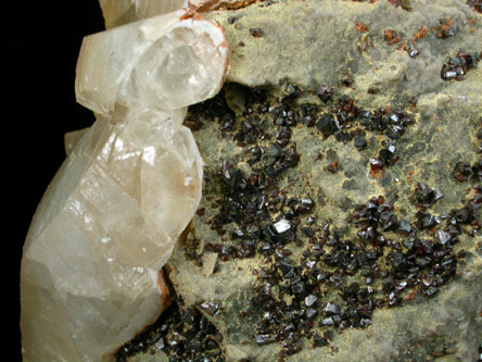 Calcite and Sphalerite from Tri-State Lead-Zinc Mining District, near Joplin, Jasper County, Missouri