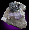 Fluorite and Sphalerite from Elmwood Mine, Carthage, Smith County, Tennessee