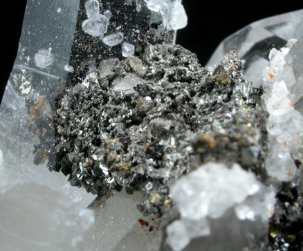 Stannite on Quartz from Yaogangxian Mine, Nanling Mountains, Hunan Province, China