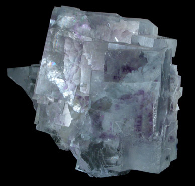 Fluorite with Quartz from Yaogangxian Mine, Nanling Mountains, Hunan Province, China