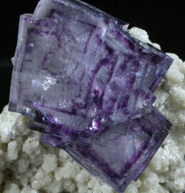 Fluorite with Boulangerite inclusions from Yaogangxian Mine, Nanling Mountains, Hunan Province, China