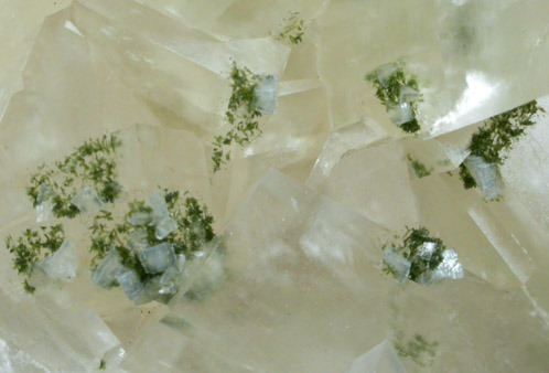 Duftite on Calcite from Tsumeb Mine, Otavi-Bergland District, Oshikoto, Namibia (Type Locality for Duftite)