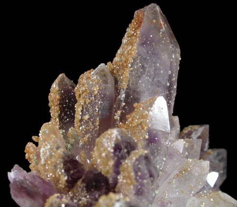 Quartz with Rhodochrosite and Calcite from Djourhovoi Mine, Laki District, Rhodope Mountains, Bulgaria