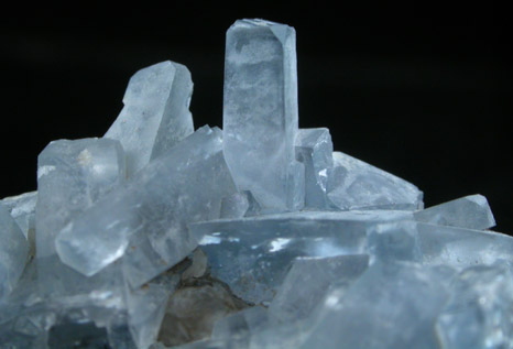 Celestine from Pugh Quarry (France Stone Co. Custar Quarry), 6 km NNW of Custar, Wood County, Ohio