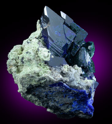 Azurite from Tsumeb Mine, Otavi-Bergland District, Oshikoto, Namibia