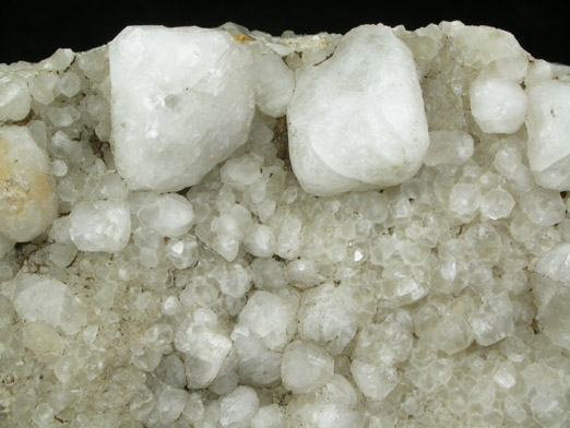 Calcite from Route 80 road cut, near Leonia, 2.8 km west of the George Washington Bridge near Leonia, Bergen County, New Jersey