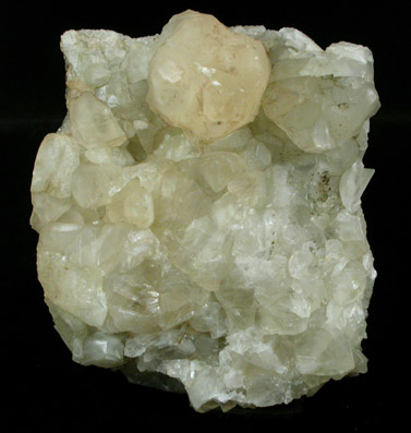 Calcite from Route 80 road cut, 2.8 km west of the George Washington Bridge near Leonia, Bergen County, New Jersey