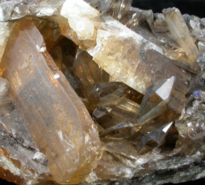 Anglesite and Galena from Touissit Mine, 21 km SSE of Oujda, Jerada Province, Oriental, Morocco