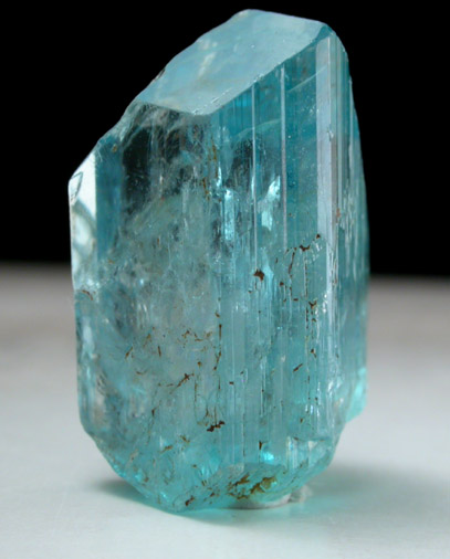 Euclase (22.88 carat gem-grade crystal) from Gachal Mine, Guavi-Guateque Mining District, Colombia