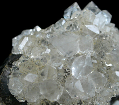 Quartz on Sphalerite from Treece, Tri-State District, Cherokee County, Kansas