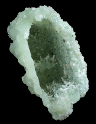 Prehnite pseudomorph after Anhydrite from New Street Quarry, Paterson, Passaic County, New Jersey