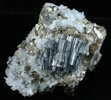 Bournonite, Pyrite, Quartz from Mine No. 6, Baia Sprie (Felsöbánya), Maramures, Romania