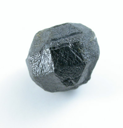 Diamond (2.71 carat black twinned crystals) from Vaal River Mining District, Northern Cape Province, South Africa