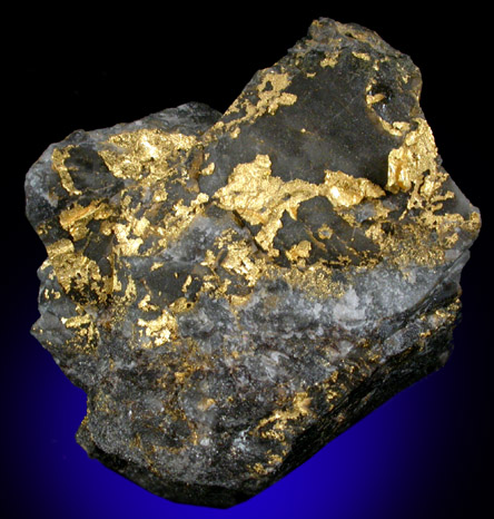 Gold from McKenzie Red Lake Mine, Balmerton, Ontario, Canada