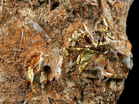 Gold and Barite from Siskiyou County, California
