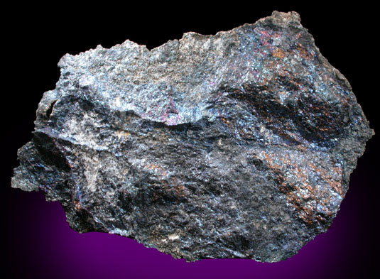 Silver, Bornite, Covellite from La Noria Mine, San Panteon de la Noria, San Martin de Sombrerete, Zacatecas, Mexico