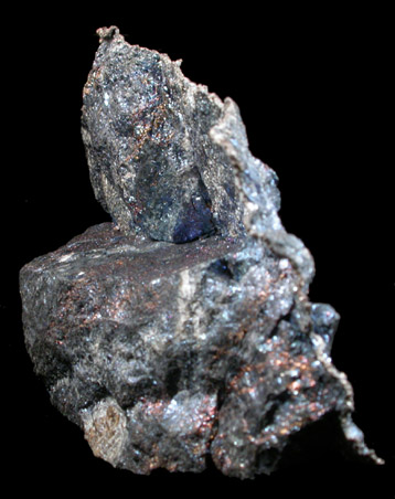 Silver, Bornite, Covellite from La Noria Mine, San Panteon de la Noria, San Martin de Sombrerete, Zacatecas, Mexico