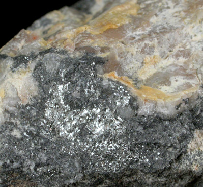 Tellurium with Tellurite from Moctezuma Mine, Moctezuma, Sonora, Mexico