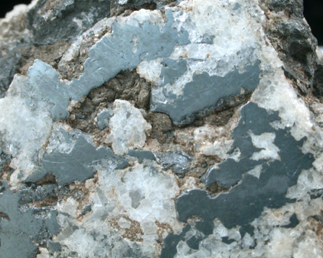 Acanthite pseudomorphs after Argentite from Drummond Mine, Cobalt, Timiskaming, Ontario, Canada