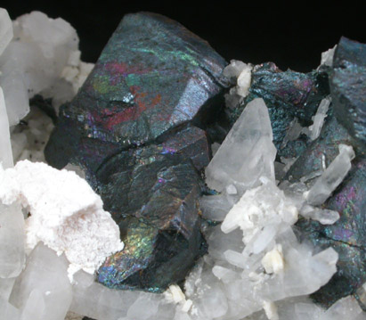 Bornite with Quartz from Bleida Copper Mine, Anti-Atlas Mountains, Morocco