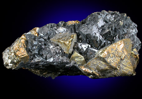 Chalcopyrite and Sphalerite from Alimon Mine, Huaron, Cerro de Pasco, Peru