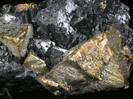 Chalcopyrite and Sphalerite from Alimon Mine, Huaron, Cerro de Pasco, Peru