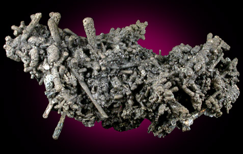 Bismuthinite with Marcasite from Tazna Mine, Atocha-Quechisla, Potosi, Bolivia