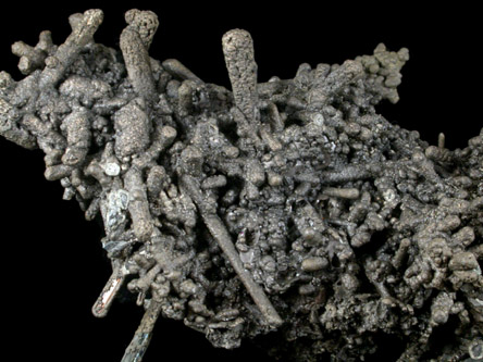 Bismuthinite with Marcasite from Tazna Mine, Atocha-Quechisla, Potosi, Bolivia