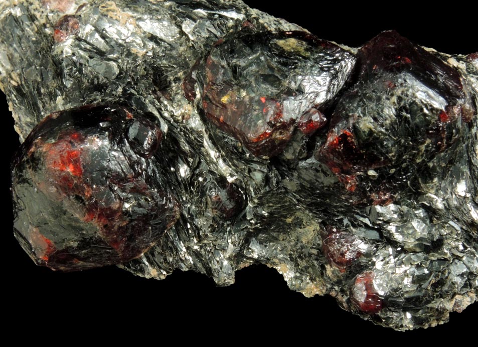 Almandine Garnet from 26th Street at Sixth Avenue Subway Excavation, Manhattan Island, New York City, New York County, New York