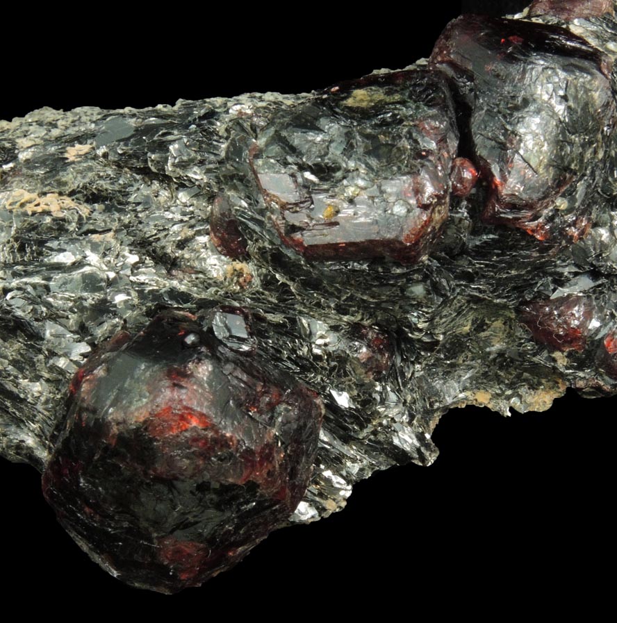 Almandine Garnet from 26th Street at Sixth Avenue Subway Excavation, Manhattan Island, New York City, New York County, New York