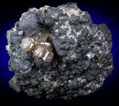 Cerussite and Galena from Stribro (formerly Mies), Zapodocesky, Bohemia, Czech Republic