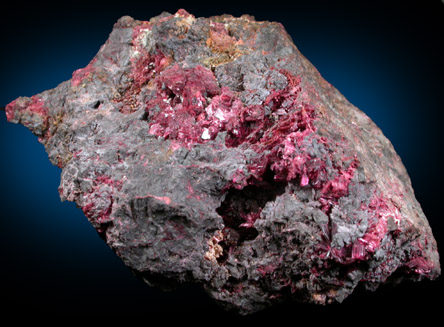 Erythrite in Skutterudite from Bou Azzer District, Anti-Atlas Mountains, Tazenakht, Ouarzazate, Morocco (Type Locality for Erythrite)