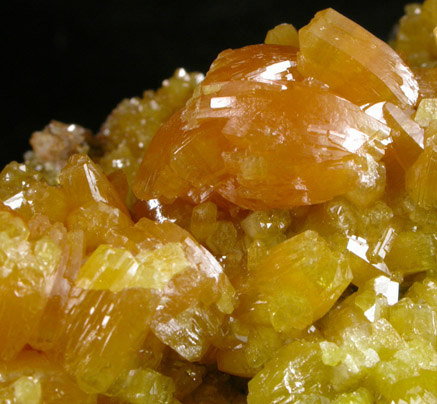 Pyromorphite from Bunker Hill Mine, Coeur d'Alene District, Shoshone County, Idaho