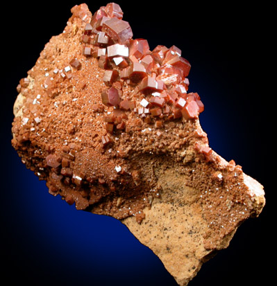 Vanadinite from Mibladen, Haute Moulouya Basin, Zeida-Aouli-Mibladen belt, Midelt Province, Morocco