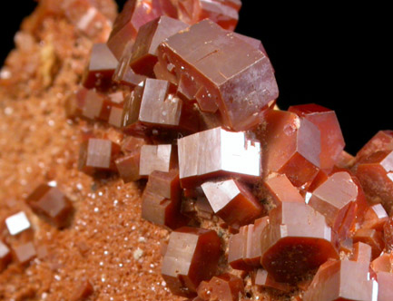 Vanadinite from Mibladen, Haute Moulouya Basin, Zeida-Aouli-Mibladen belt, Midelt Province, Morocco