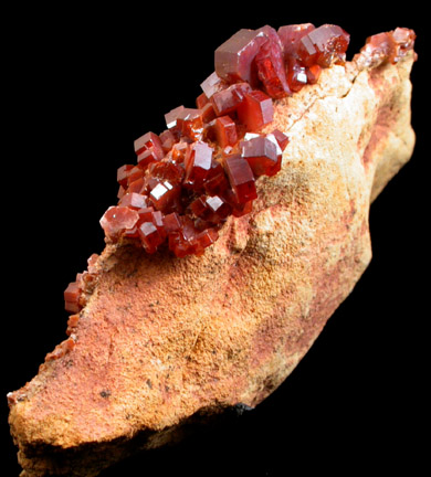 Vanadinite from Mibladen, Haute Moulouya Basin, Zeida-Aouli-Mibladen belt, Midelt Province, Morocco