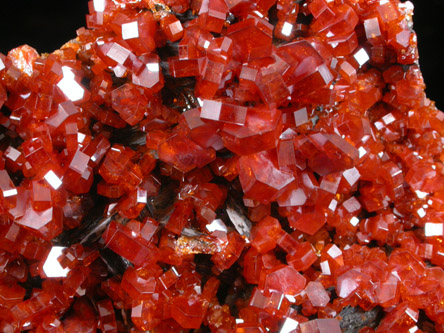 Vanadinite from Mibladen, Haute Moulouya Basin, Zeida-Aouli-Mibladen belt, Midelt Province, Morocco