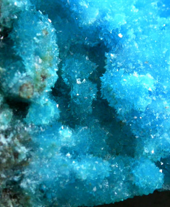 Turquoise Crystals on Quartz from Bishop Mine, Lynch Station, Campbell County, Virginia