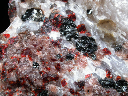 Manganhumite, Zincite, Franklinite from Franklin Mining District, Sussex County, New Jersey (Type Locality for  Zincite and Franklinite)