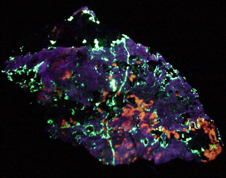 Hardystonite, Willemite, Clinohedrite, Franklinite from Franklin Mining District, Sussex County, New Jersey (Type Locality for Hardystonite, Clinohedrite and Franklinite)