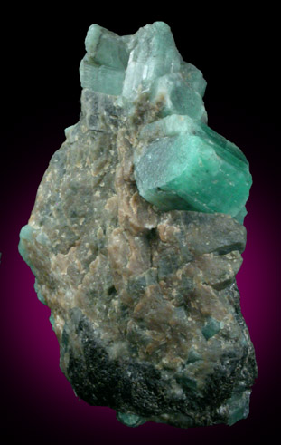 Beryl var. Emerald from Bahia, Brazil