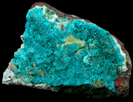 Dioptase from Morenci Mine, Clifton District, Greenlee County, Arizona