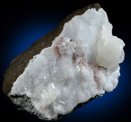 Stellerite on Quartz from Nashik District, Maharashtra, India