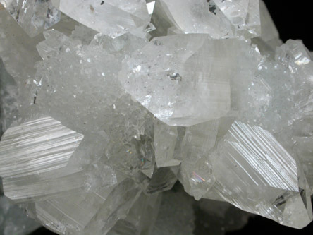 Apophyllite on Quartz from Nashik District, Maharashtra, India