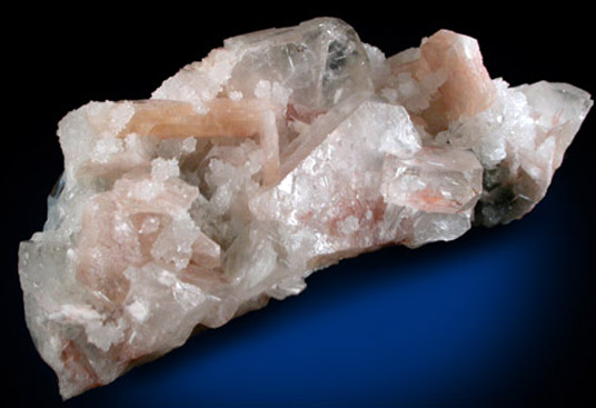 Apophyllite, Stilbite-Ca, Quartz from Nashik District, Maharashtra, India