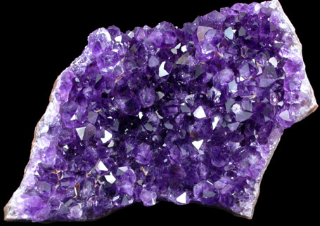 Quartz var. Amethyst from Catalan Agate-Amethyst District, Souther Paran Basalt Basin, Artigas, Uruguay