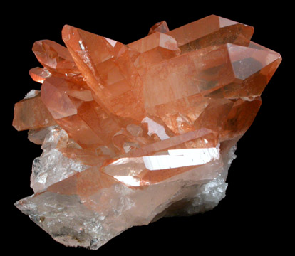 Quartz with Limonite coating from Teofilo Otoni, Minas Gerais, Brazil